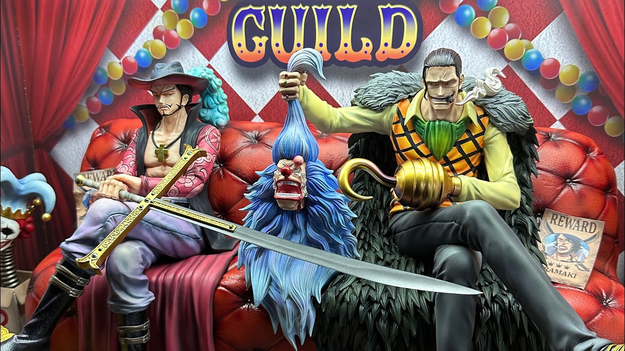 Cross Guild / Buggy, Crocodile & Mihawk - BT Studio | Scale: 1/6 | Resin Statue | Unboxing