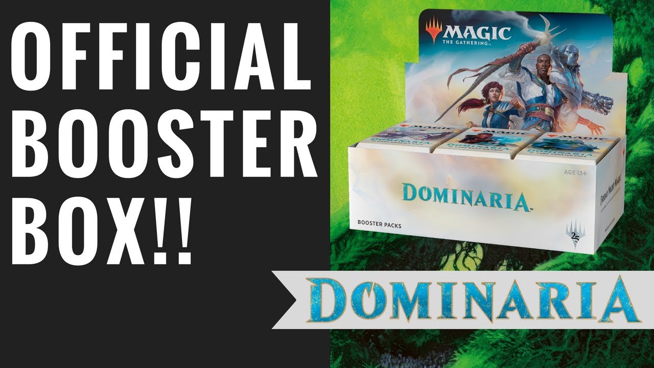 OFFICIAL MTG DOMINARIA BOOSTER BOX OPENING