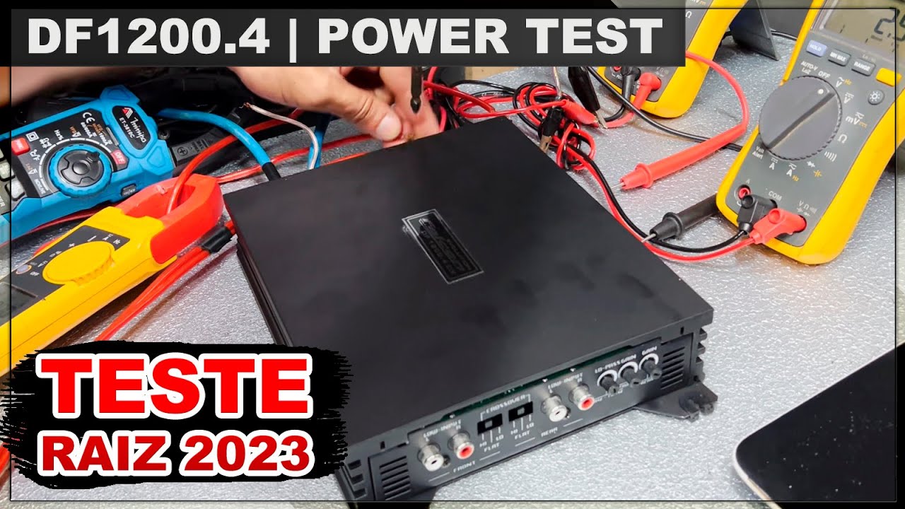 Módulo Amplificador FALCON DF1200.4 DX 2023 - REVIEW COMPLETO E TESTE DE POTÊNCIA