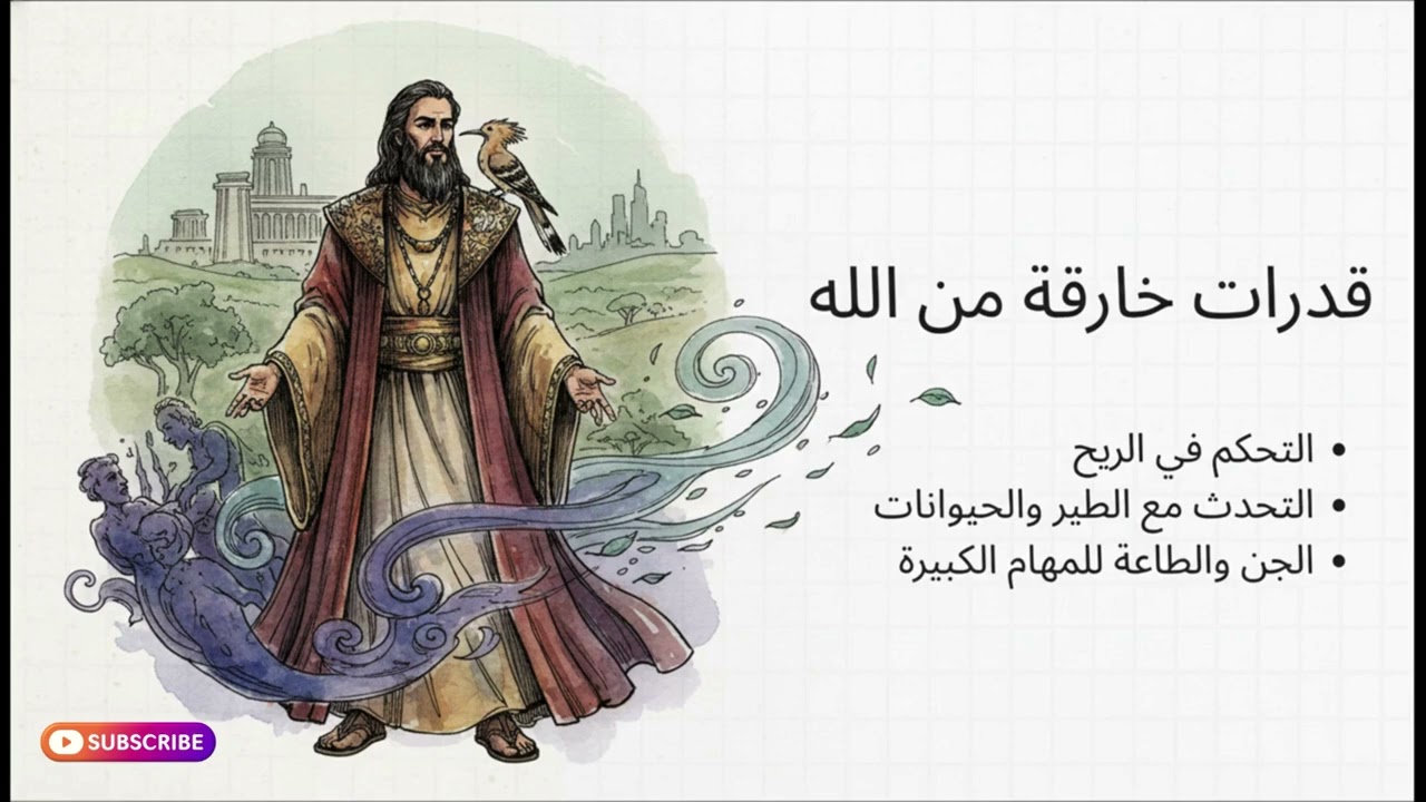 قصة سليمان عليه السلام: السلطة في خدمة العدل