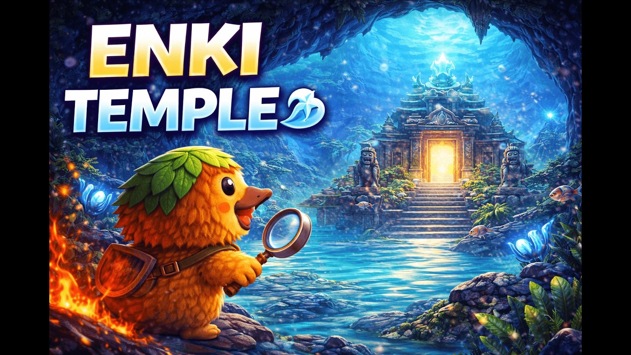 Journey to Enki Temple 🌊🏛️ | Ogu and the Secret Forest Gameplay