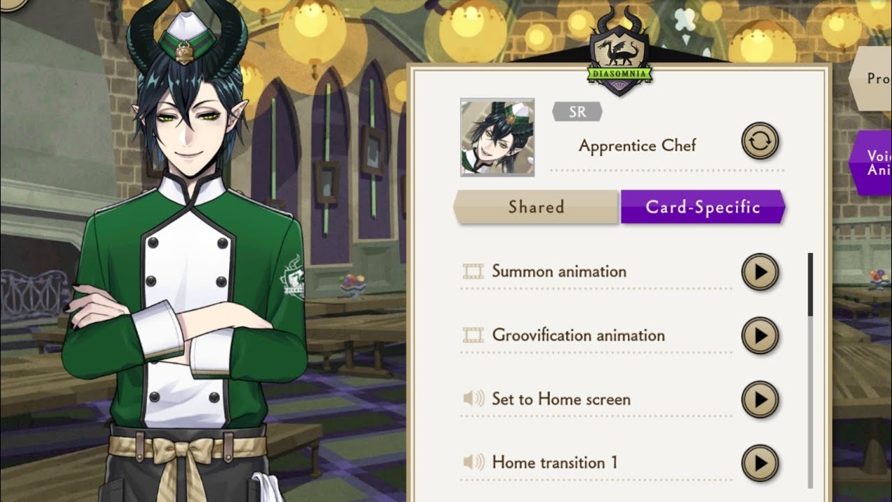 [Twisted Wonderland] Malleus Draconia Apprentice Chef Voice Lines