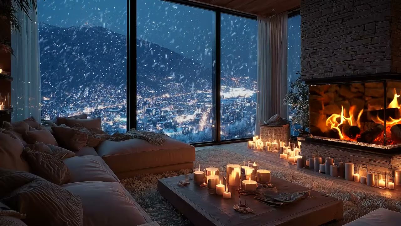 Soft Winter Piano Melodies – Warm Piano Music for Deep Sleep, Stress Relief and Calm Mind
