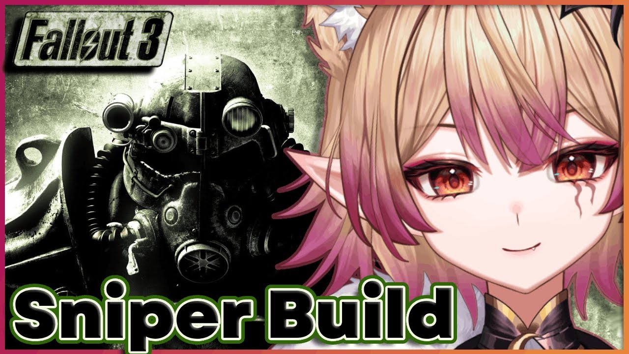 War Never Changes 🪖 Sniper Build [ Fallout 3 / Vylett Moonheart / #vtuber ]
