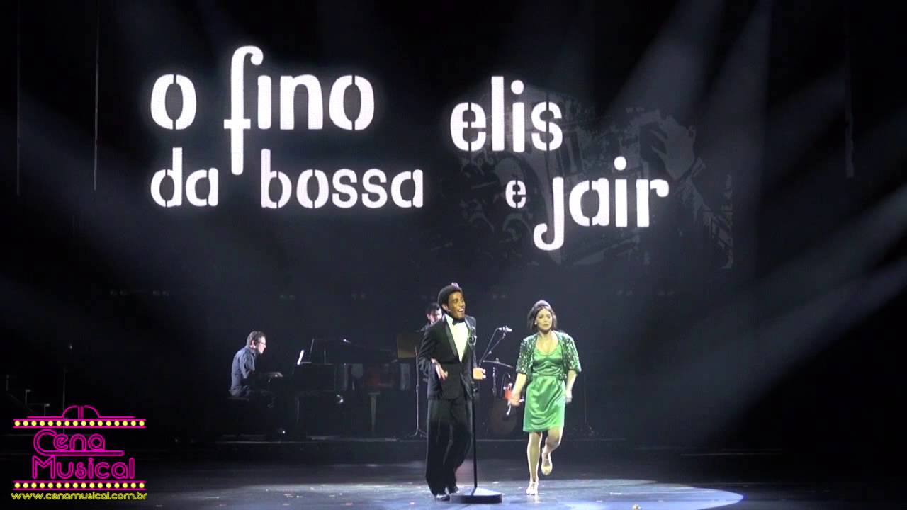 Elis, A Musical  - Elis e Jair na cena 'O Fino da Bossa'