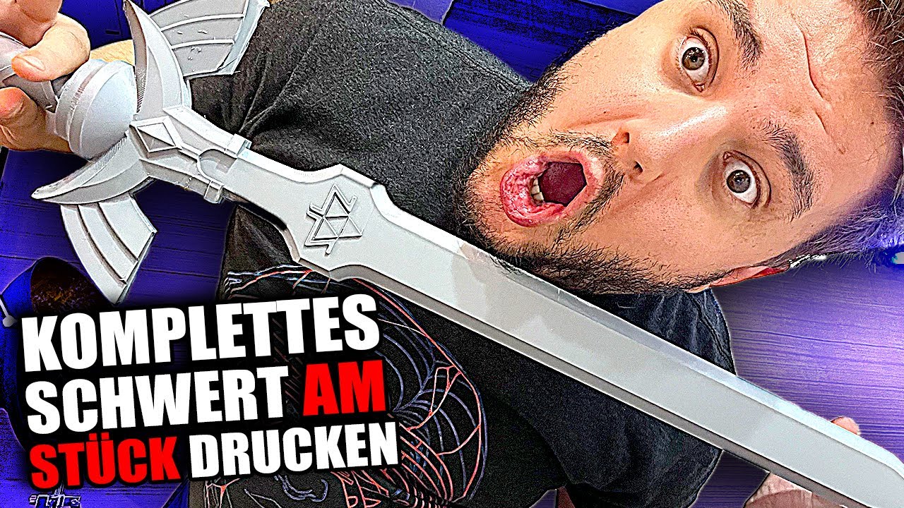 Schwert AM STÜCK drucken mit CR-30! I 3D Printmill