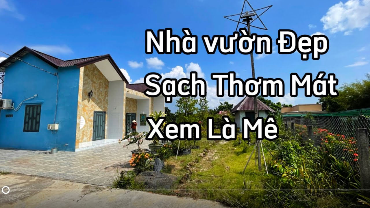 Nhà vườn đẹp đáng mua ở nghĩ dưỡng tuổi già cạnh chợ và trung tâm uỹ ban xã trường học