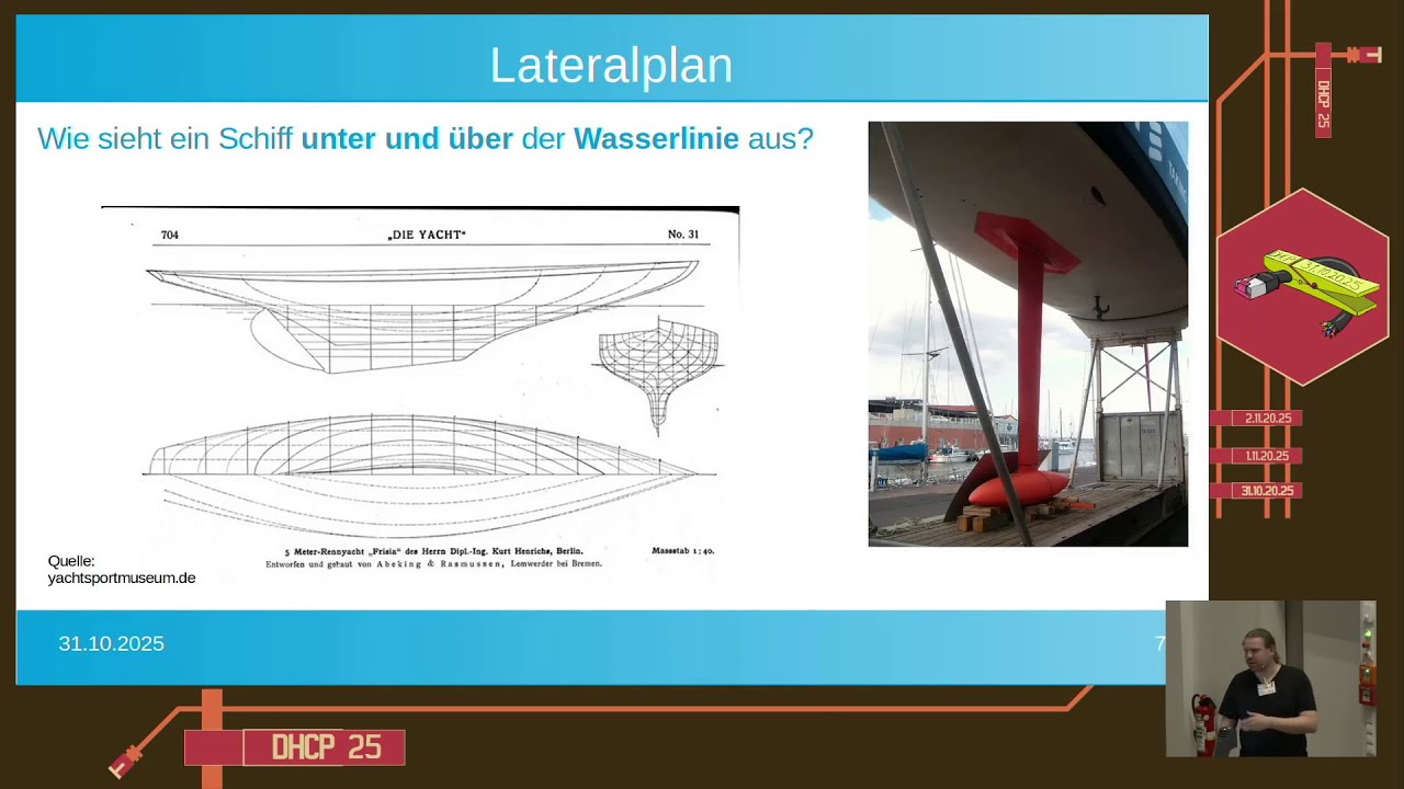 DHCP 25 - Segeln für Nerds: Aero- und Hydrodynamik am Schiff