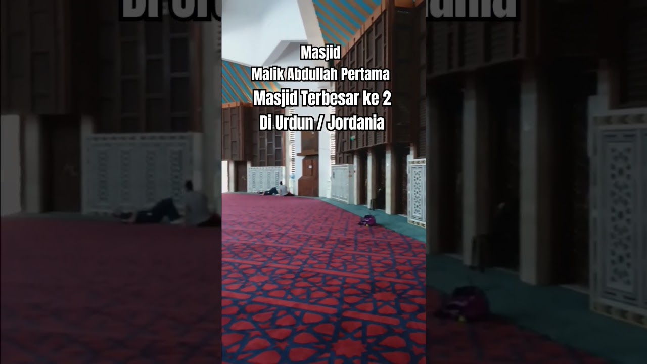 Masjid Raja Abdullah di Jordania #share #khalidwalid #like #viral #shortvideo #masjid #jordania