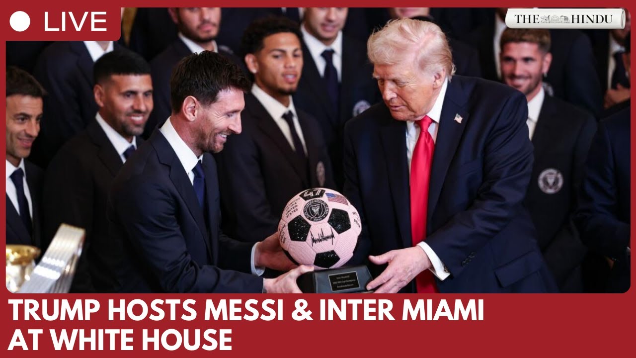 Trump hosts Inter Miami CF MLS champions in Washington, D.C.