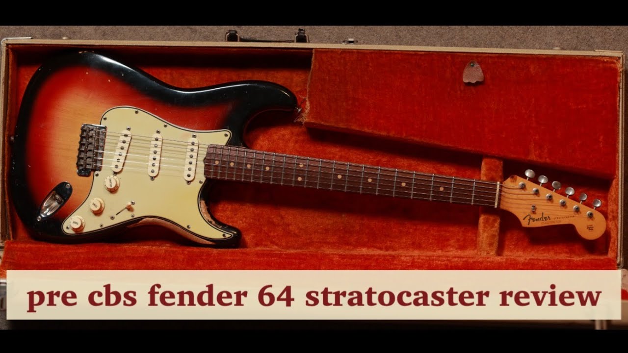 pre cbs 64 fender stratocaster review (빈티지 64년 펜더 스트라토캐스터)