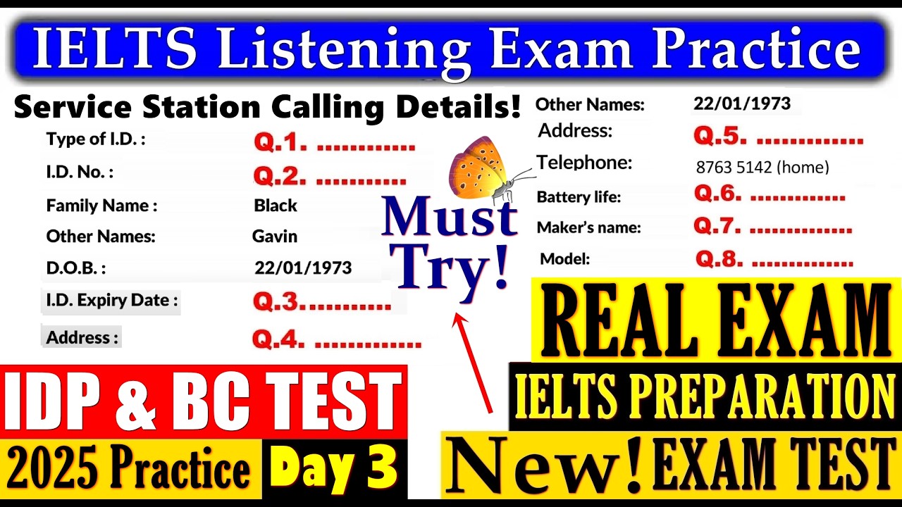 IELTS LISTENING PRACTICE TEST 2024 WITH ANSWERS | 02.01.2025