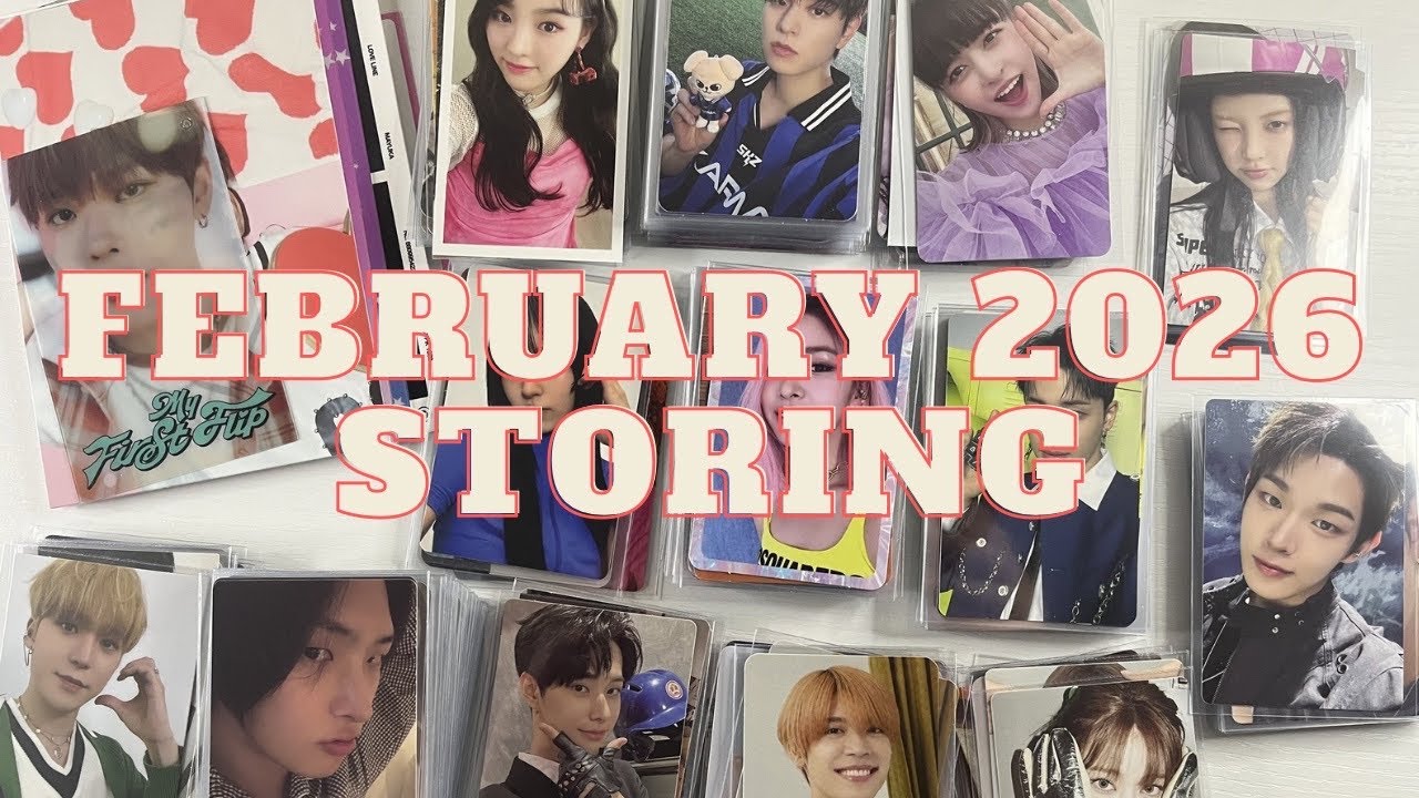 February 2026 Photocard Storing (Stray Kids, Twice, NMIXX, NiziU, NEXZ, kickflip, ATEEZ and more)