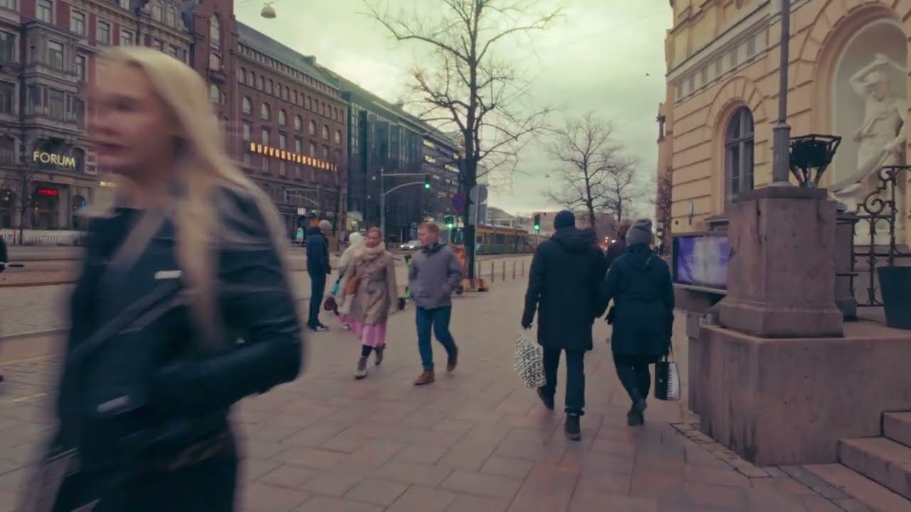 Helsinki Walking Tour 2026 City Center & Seaside 4K