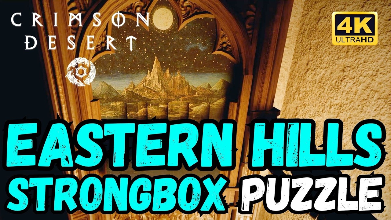 Eastern Hills Strongbox Puzzle Solution | Crimson Desert 🔓 4K 60FPS #crimsondesert