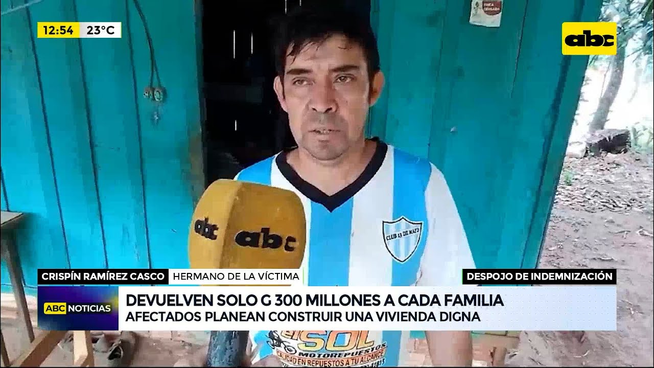 Familia despojada por "abogados" aceptó acuerdo y recibió G. 300 millones