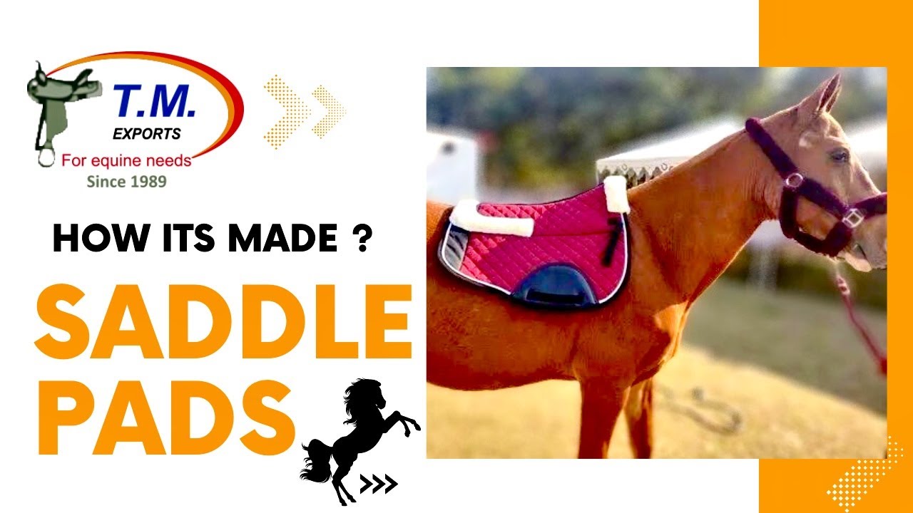 Saddle pads - How they are made? | Saddle pads | Equestrian | Quilting process | Horse Bareback Pad|