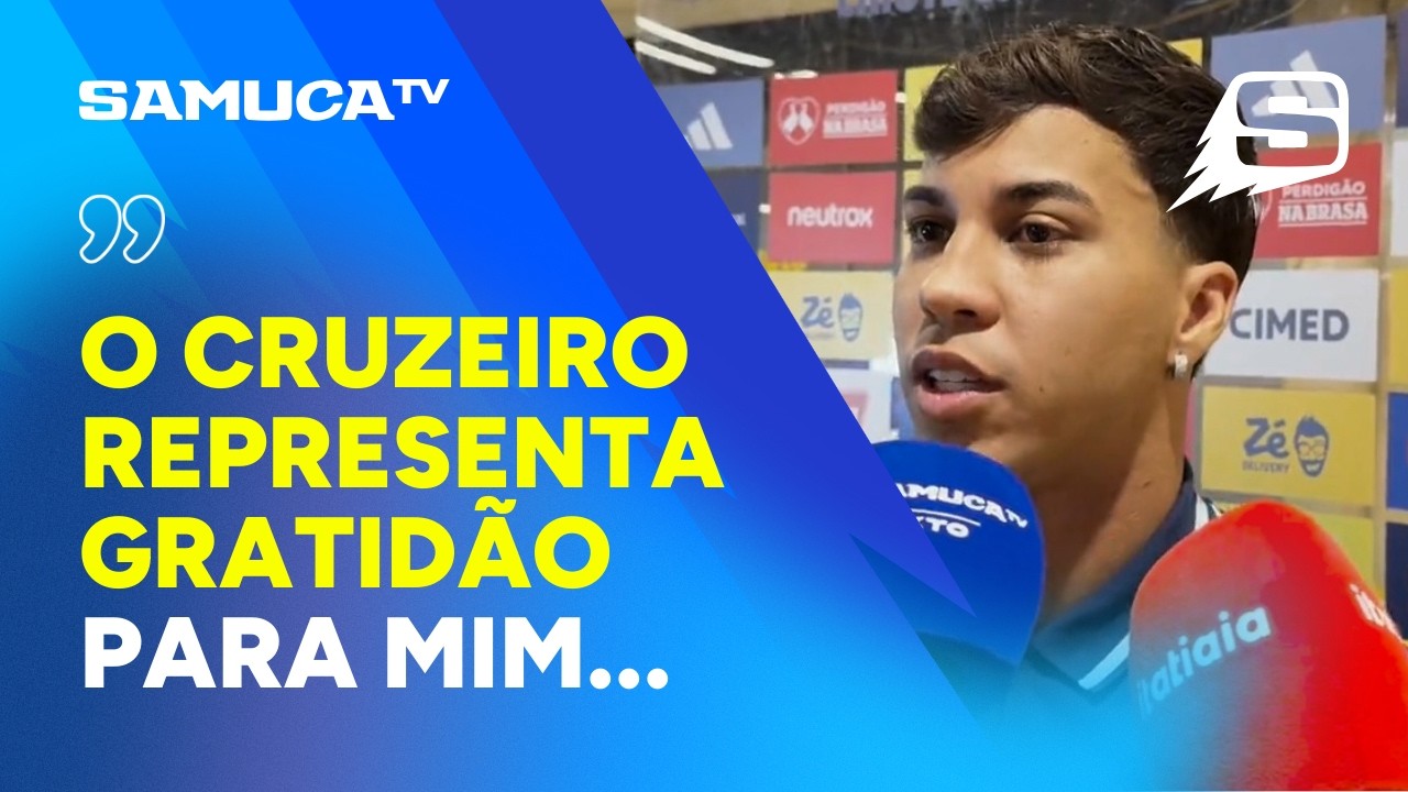 KAIO JORGE SE DECLARA AO CRUZEIRO APÓS GOL DA VITÓRIA CONTRA O POUSO ALEGRE