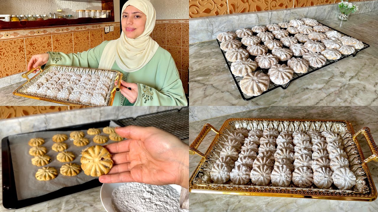 حلويات العيد 2024/حلوة الزمن الجميل كذووب فالفم متشبعوش منها😍غير ب 125غرام زبدة كتعطي كمية كتيرة