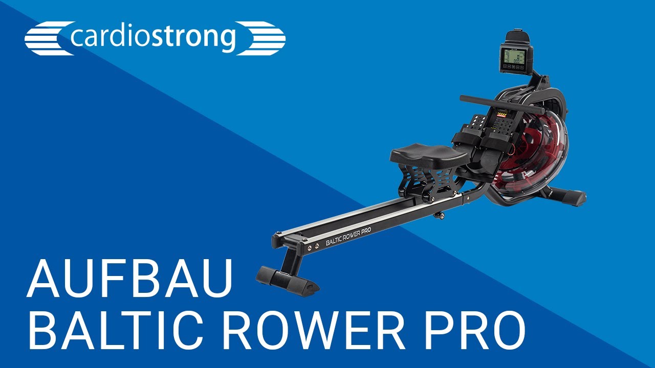 Aufbauvideo cardiostrong Baltic Rower Pro Rudergerät | Montageanleitung