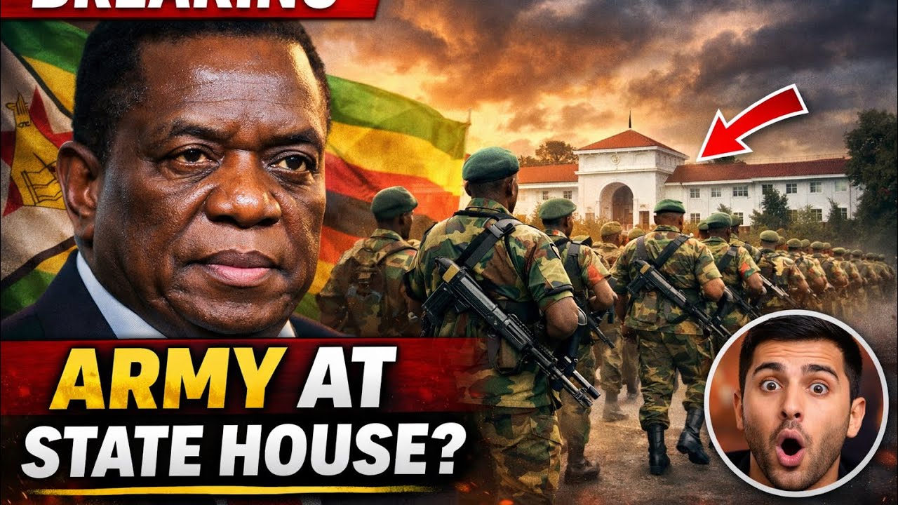 BREAKING: Geza Arrives with Army — Marching Straight to Mnangagwa’s State House!