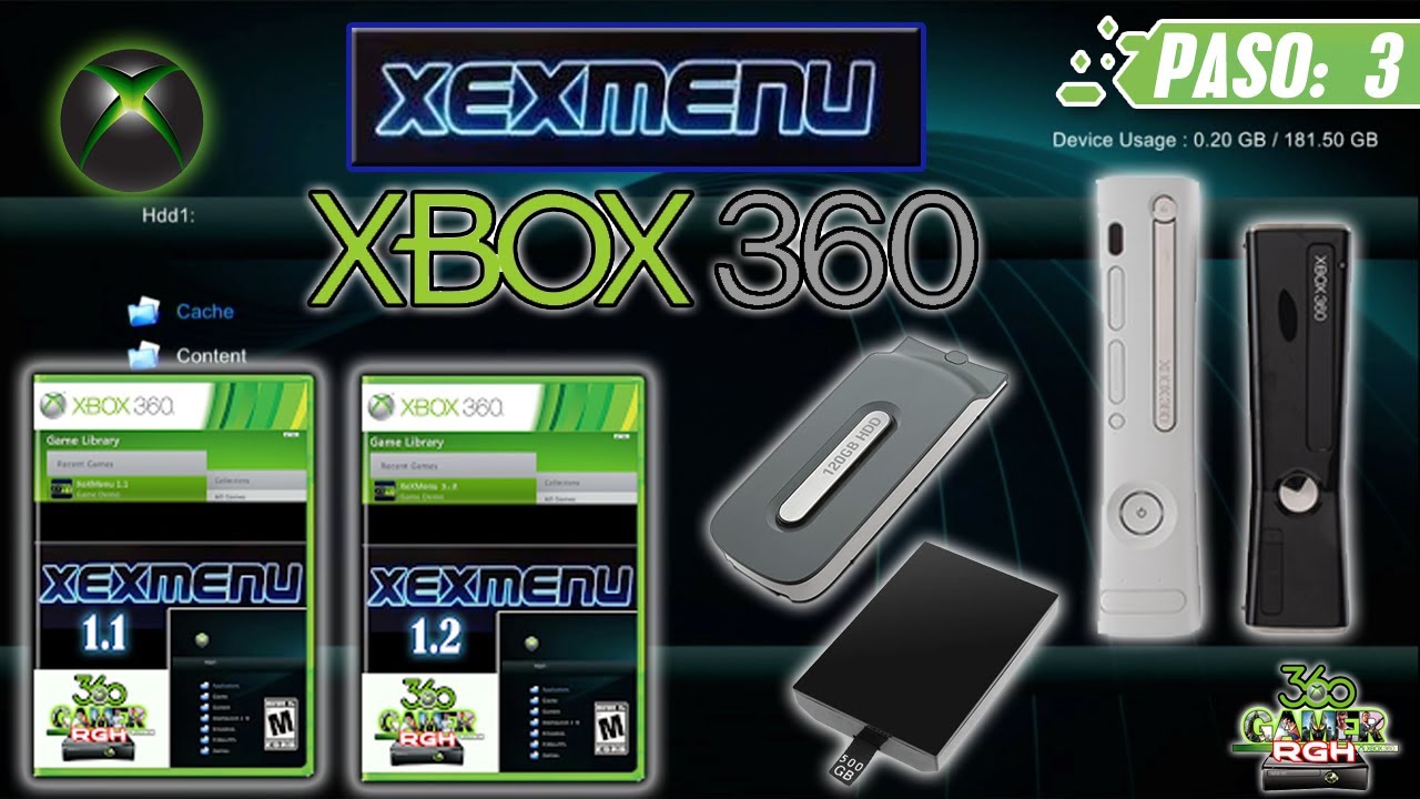Alojar Xexmenu en XBOX 360