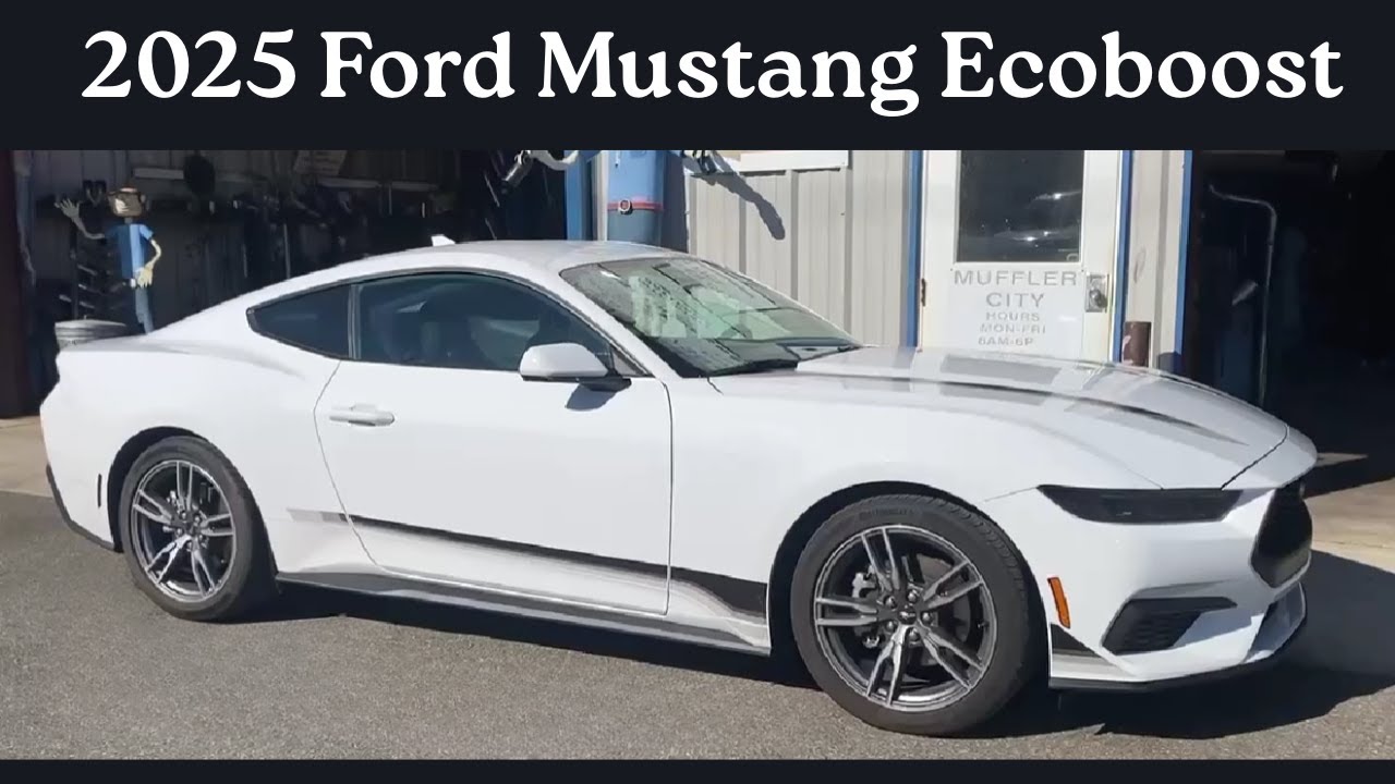 Ford Mustang Ecoboost 2025 года: удаление глушителя.