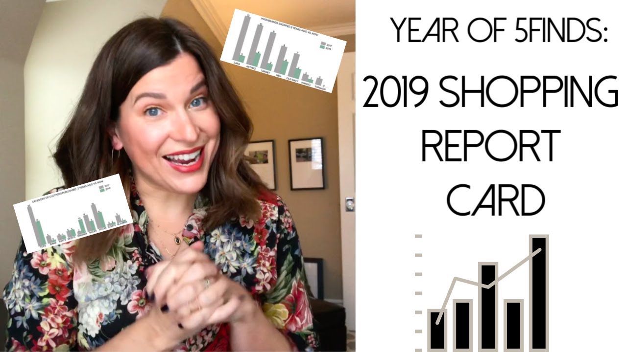 Year Of 5Finds: Shopping Report Card