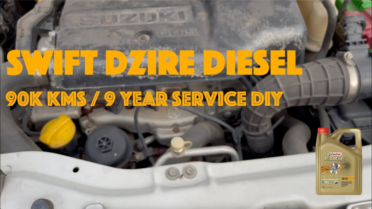 Maruti Suzuki Swift Dzire Diesel | 9th Year /90k Kms Service | DIY