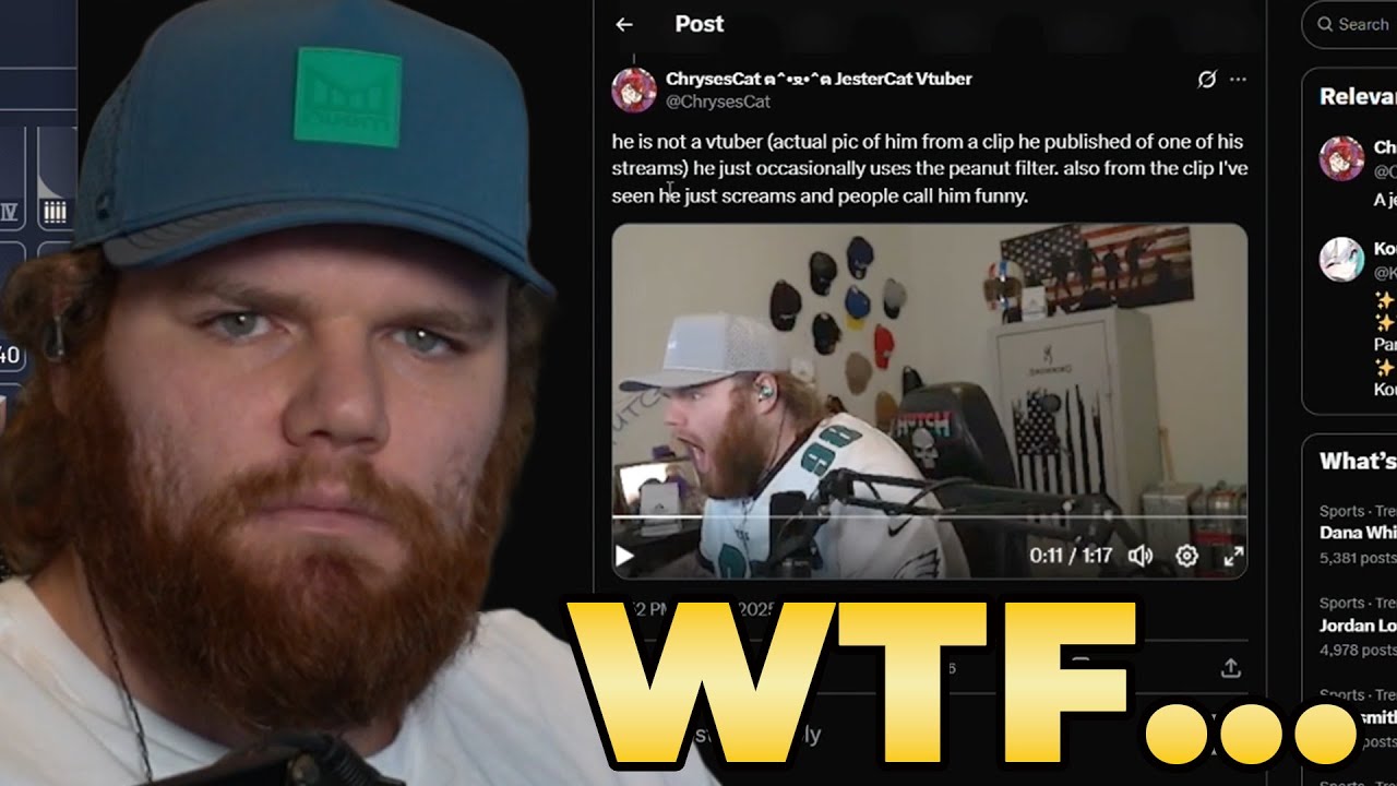 Hutch Reacts to VTubers trying to CANCEL Him for Thinking he's Burnt Peanut...