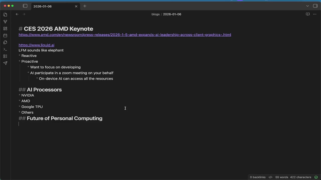 2027-01-06 CES 2026 AMD Keynote