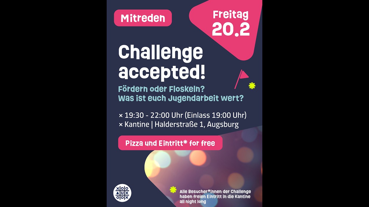 Challenge accepted: Fördern oder Floskeln? Was ist euch Jugendarbeit wert?