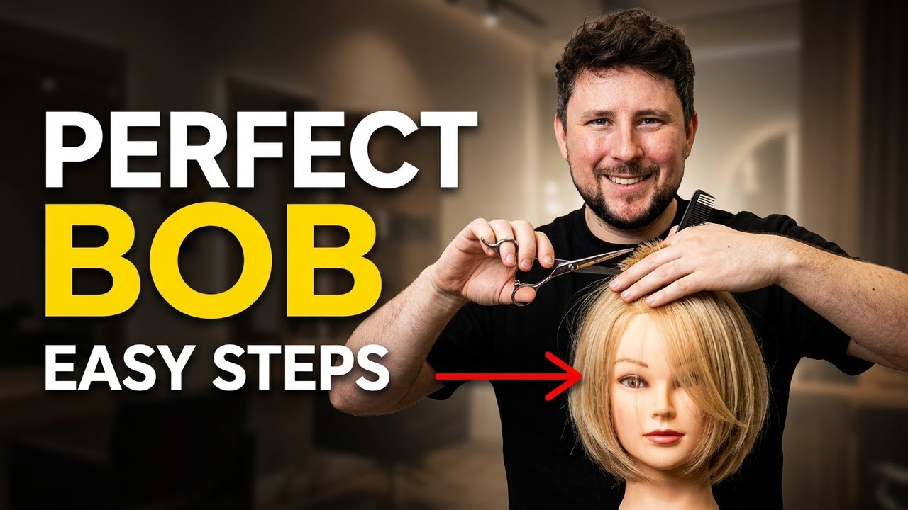 How to Cut the PERFECT Bob Step by Step!