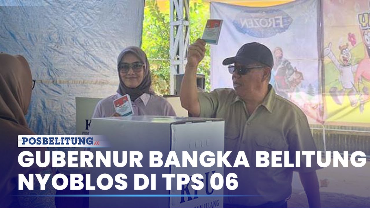 Pilkada Ulang Pangkalpinang 2025, Gubernur Babel Nyoblos di TPS 06