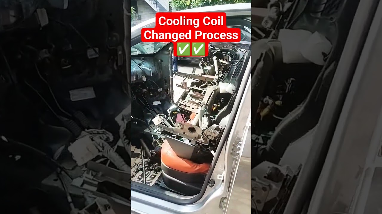 Tata Tigor Car Ac New  Cooling Coil Changed Process & Car Ac Service ✅✅ & Repairing in all type car