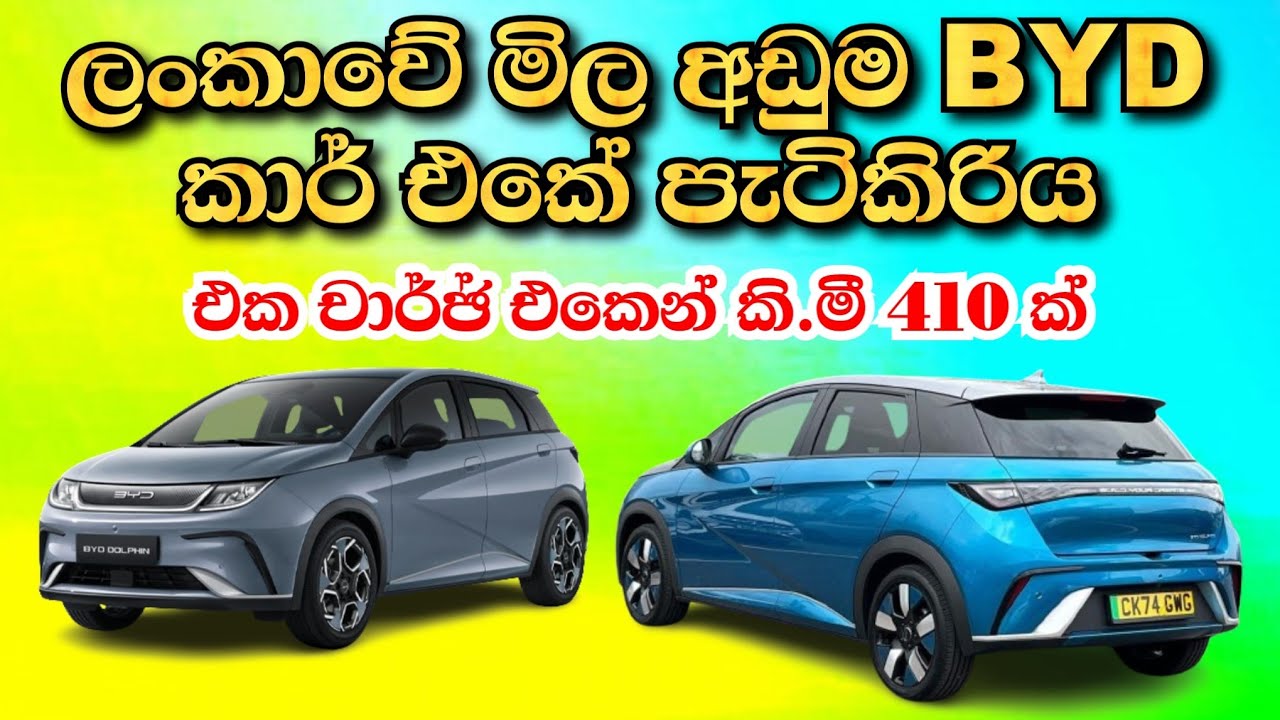 BYD Dolphin Full Review Sinhala | Brandnew unregistered Electric Cars Srilanka | Vehicle import 2025