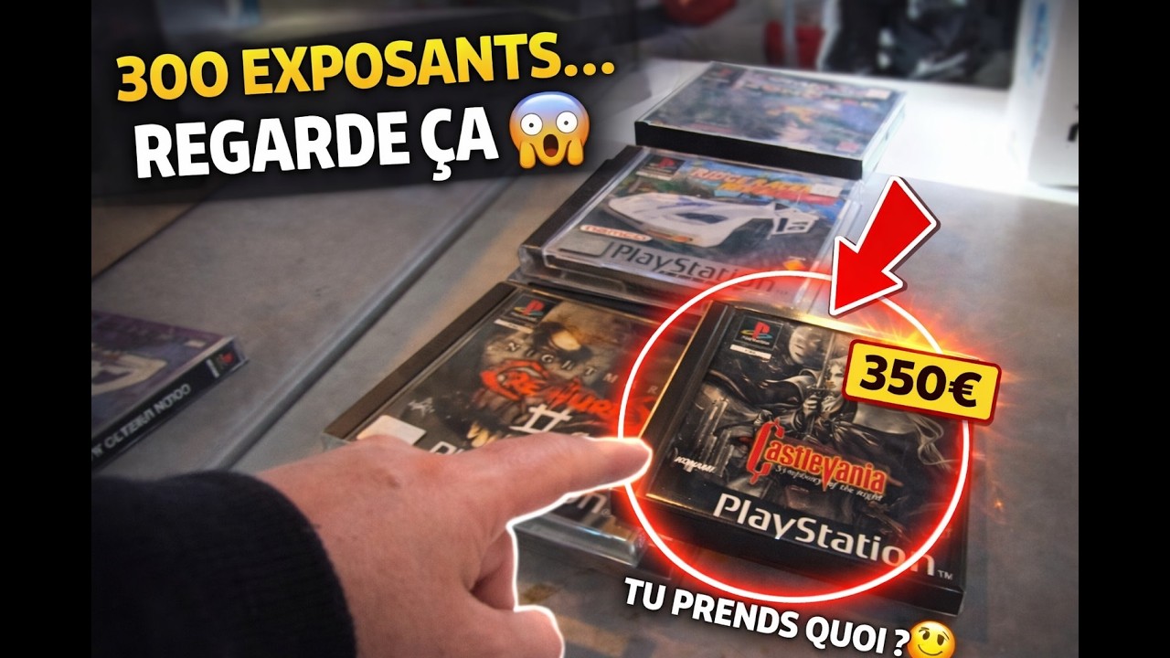 #1 vide grenier de 300 exposants !! Un max de JV ! regarde ca !