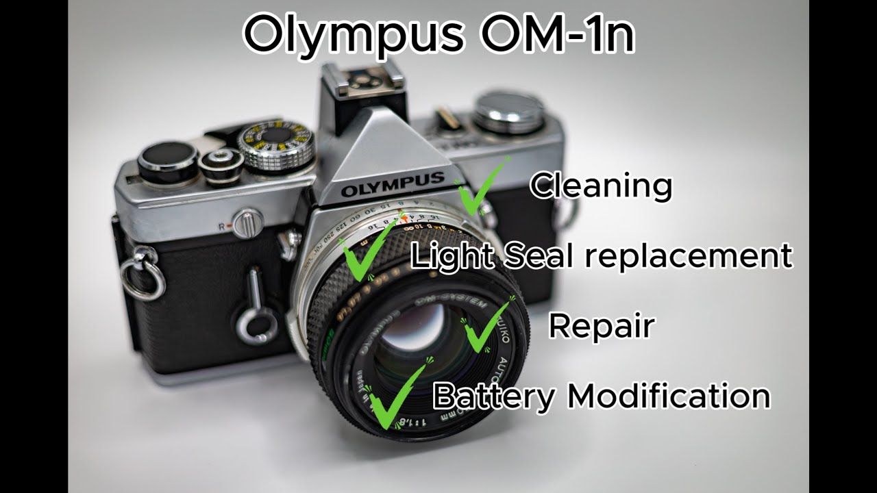 Olympus om-1 n Restoration, my most ambitious film SLR restoration project