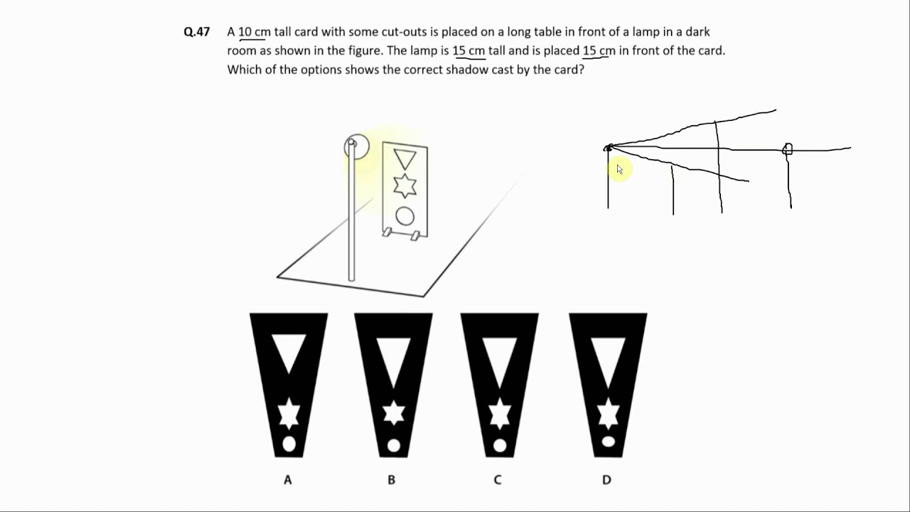 UCEED 2020 Solved - Question 26| CEED | Part A | NID | B.Des | Shadow | Illustrator | After Effects