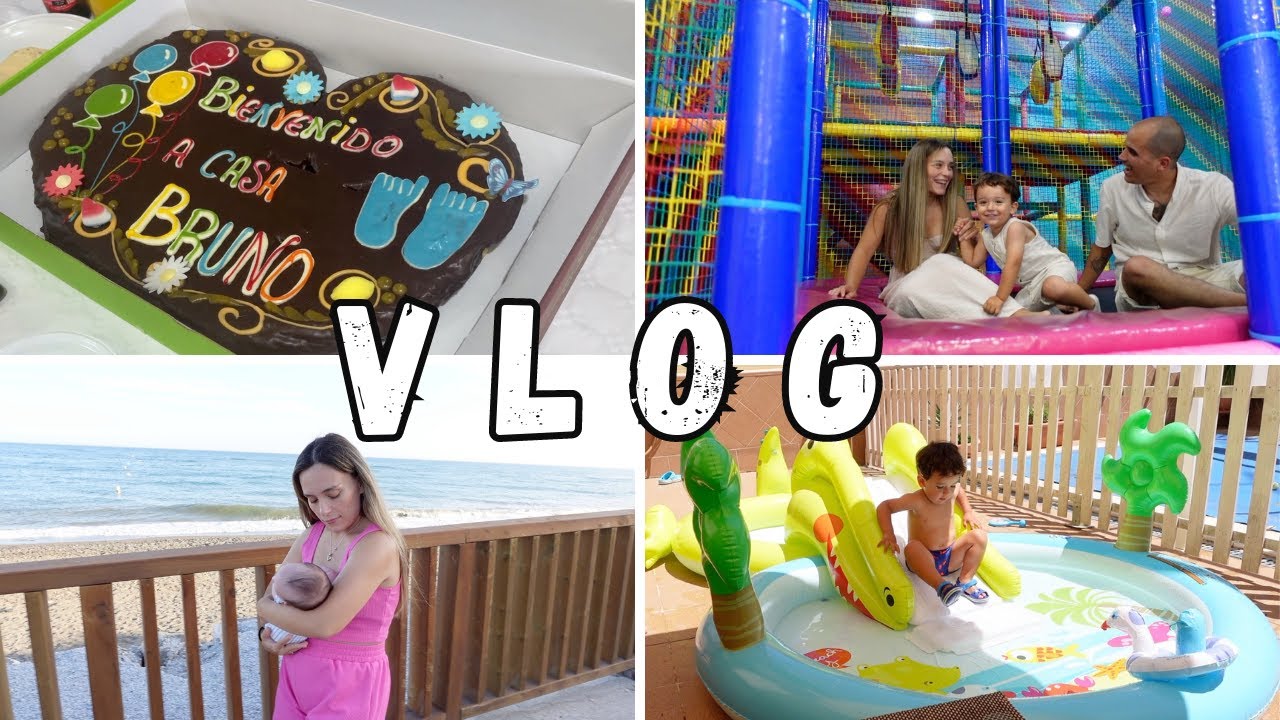 CELEBRAMOS una FIESTA a MI BEBÉ 🎉👶 + MONTAMOS un PARQUE ACUÁTICO en CASA 💦 | VLOG ✨