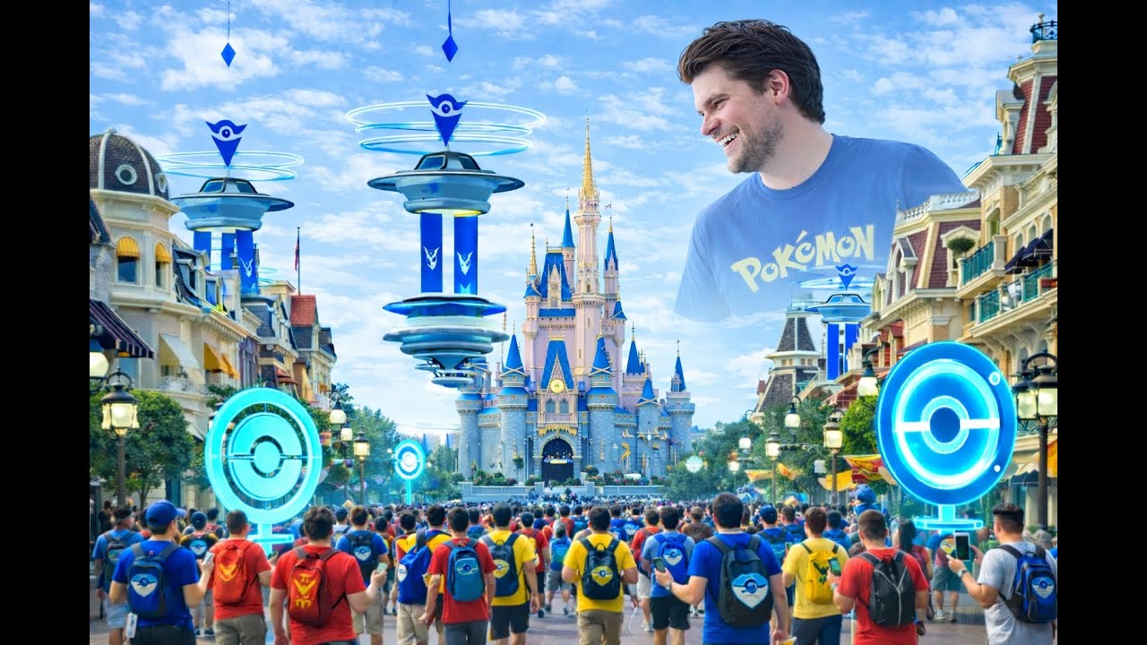 I Tried Creating PokéStops in Disney World… or I Transfer a Shundo | Pokémon GO Challenge (Movie)