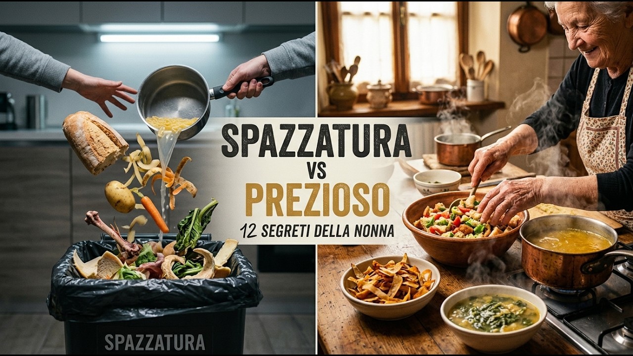 12 Segreti della Nonna: Come Non Buttare MAI Niente in Cucina