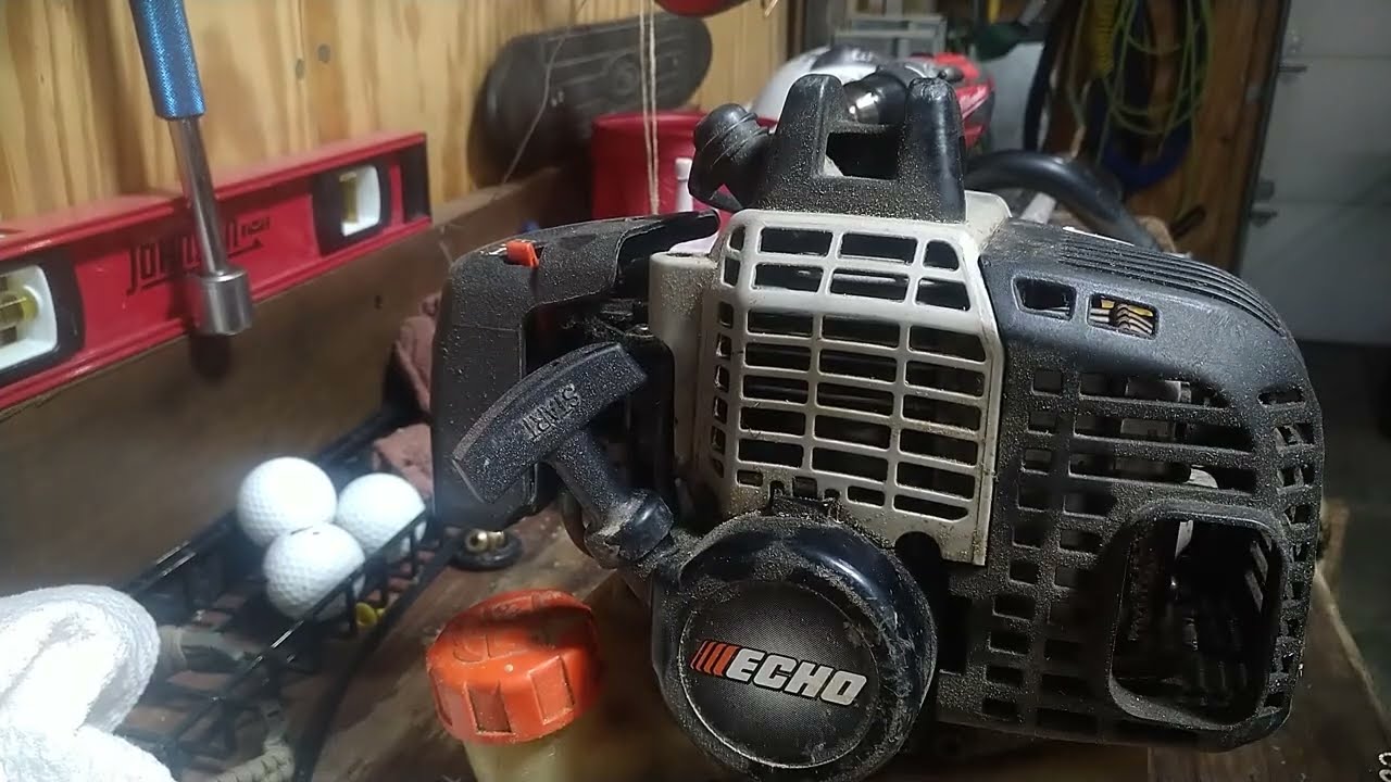Echo Srm 260 weed wacker muffler mod.