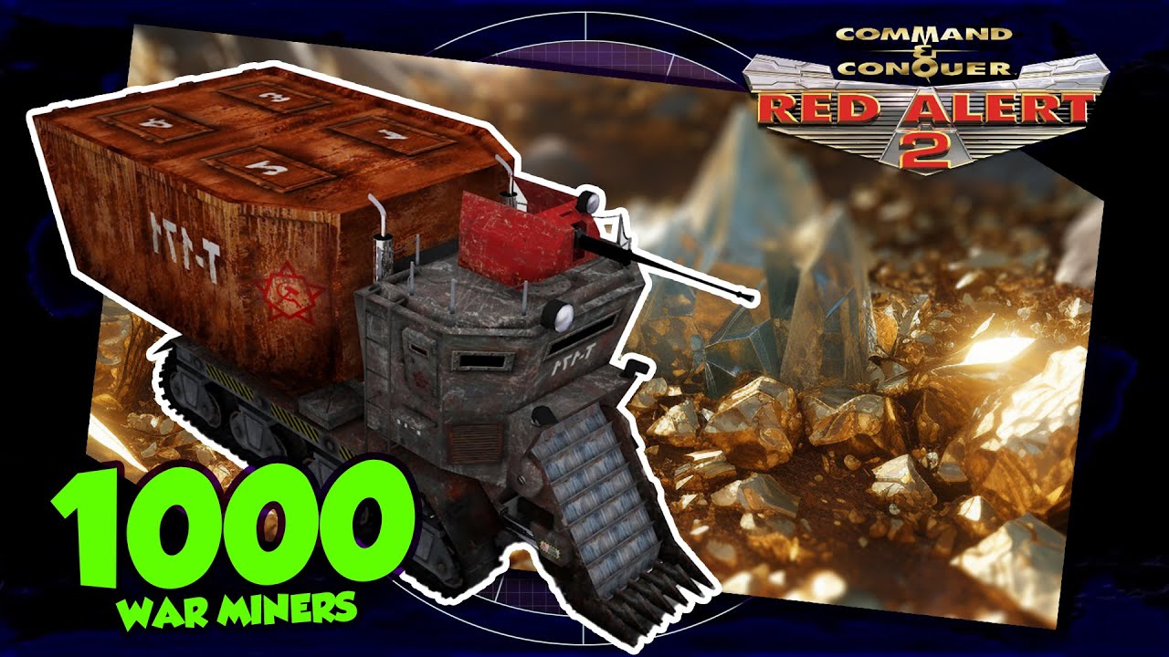 Red Alert 2 | Extra Hard Mod | The WAR MINER ATTACK!