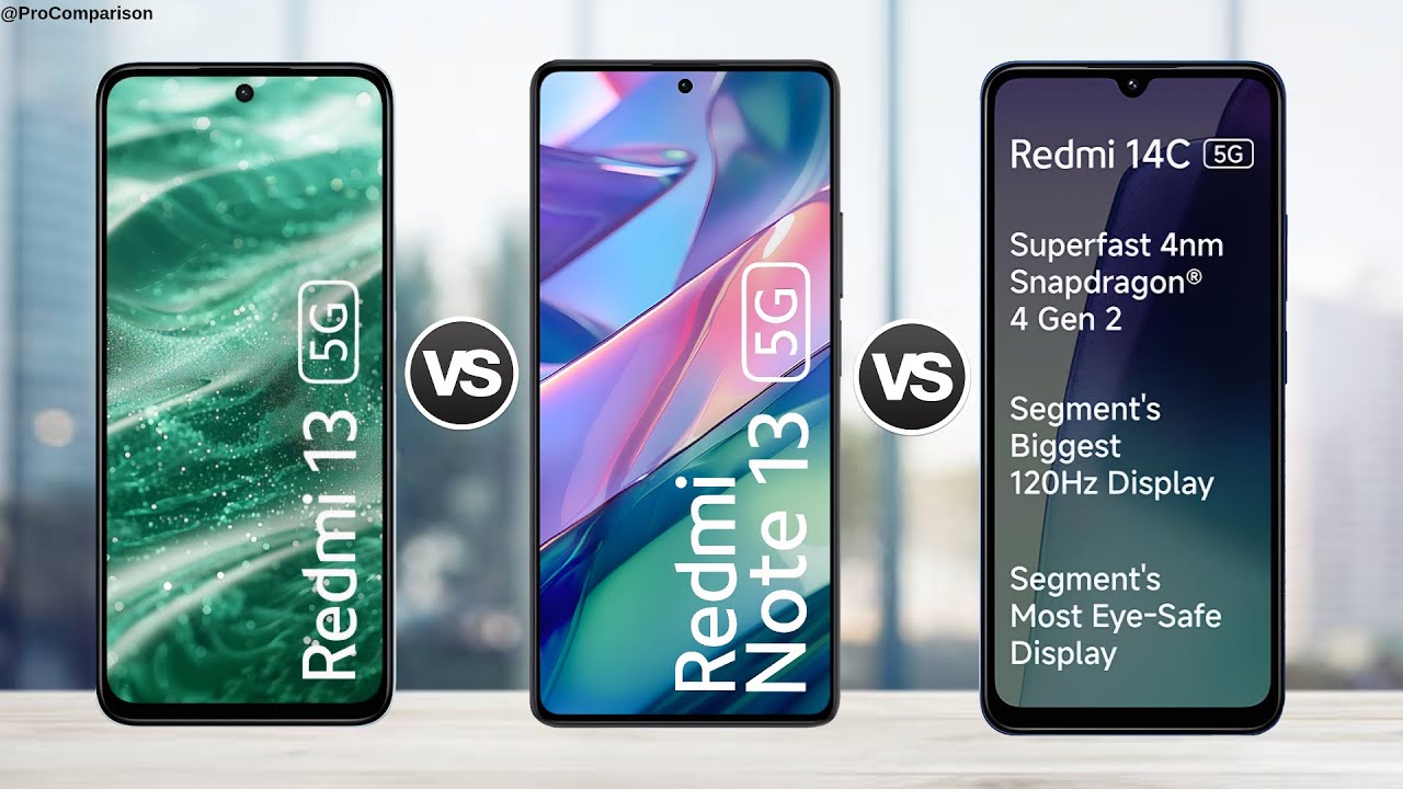 Redmi 13 5g против Redmi Note 13 5g против Redmi 14c 5g || Полное сравнение
