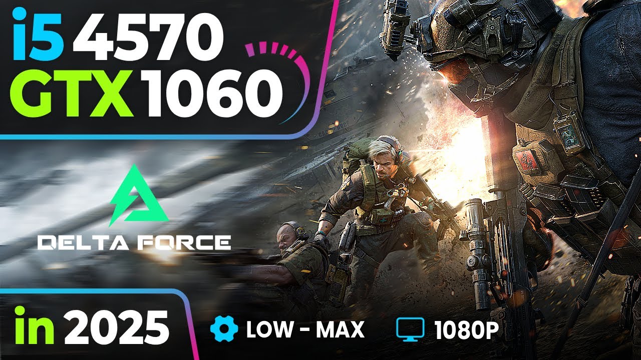 Trying Delta Force on GTX 1060 + i5-4570 (4th Gen) | Low - Max Settings FPS Test 2026 Benchmark