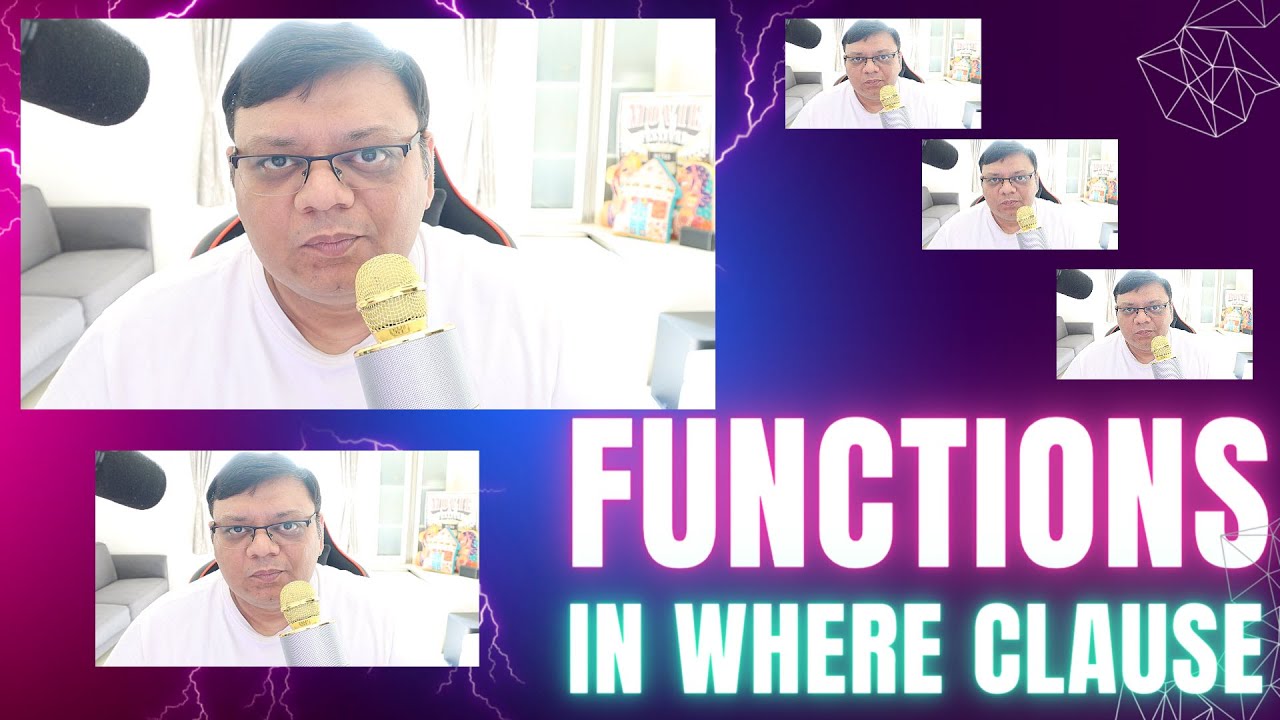 Function in the WHERE Clause - SQL in Sixty Seconds 201