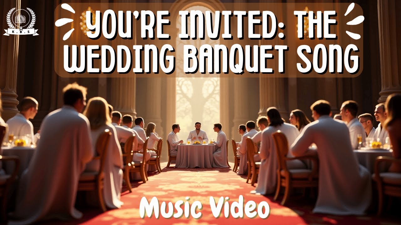 You're Invited: The Parable of the Wedding Banquet song | 4K Animated Bible Music | Sunday School