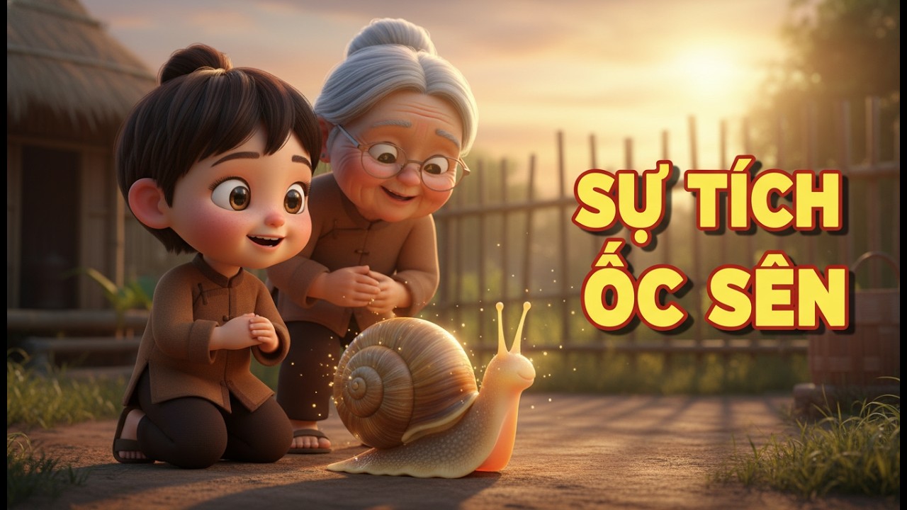 Sự Tích Ốc Sên | Truyện Cổ Tích Việt Nam Ý Nghĩa Cho Bé
