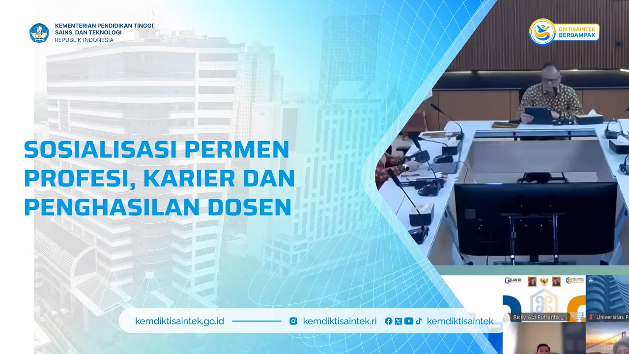 Sosialisasi Permen Profesi, Karier dan Penghasilan Dosen